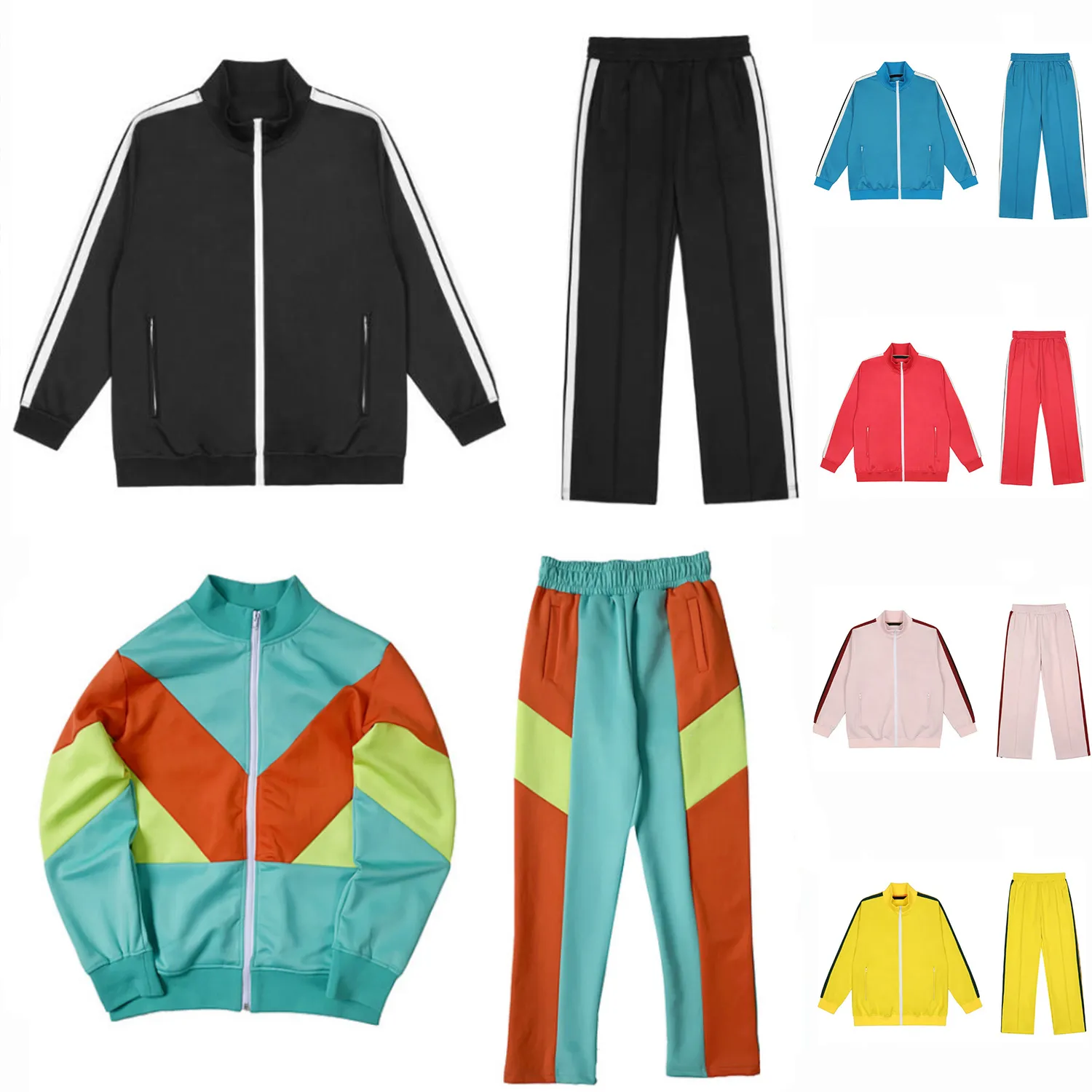 남성 여성 디자이너 tracksuit 스웨터 정장 남자 트랙 땀 정장 코트 바지 tracksuits 재킷 팜 운동복 sportswears