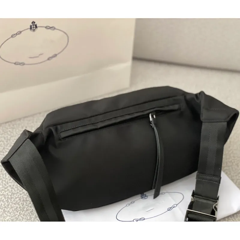 Women Black Handbag Luxury Waist Bag Designer Shoulder Bags Fashion Nylon Unisex Crossbody Men Chest Pack Wallets Purse