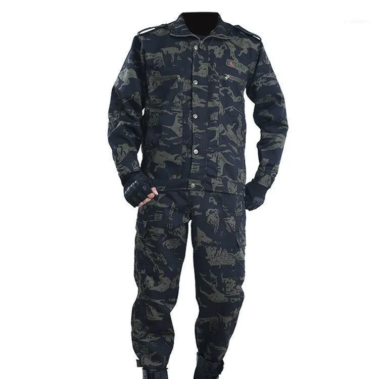Survêtements pour hommes Uniforme militaire pour hommes Vêtements tactiques Chemise de combat Camouflage Armée Militar Soldat Forces spéciales Manteau Pantalon Ensemble Maxi S-3X