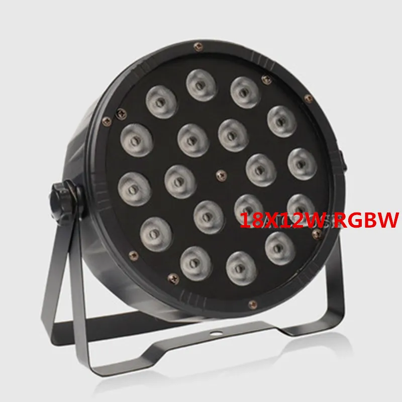 18X12W RGBW LED lumière PAR/lumière Disco Dmx512 contrôle LED lumière de lavage scène équipement Dj professionnel 100% nouvelle lumière Dj