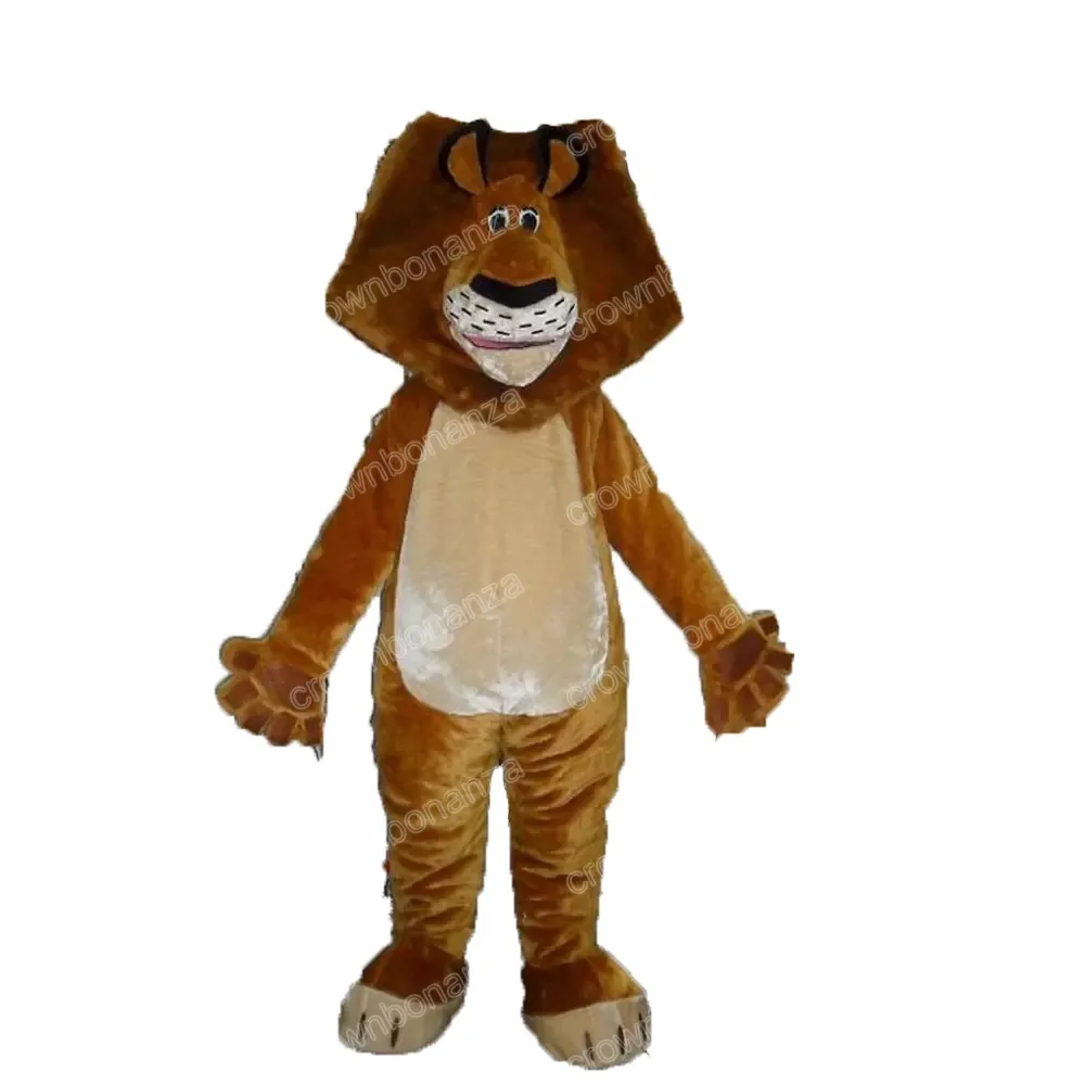 Halloween Lion Mascot Costume Cartoon Anime Teme Postacie Dorośli rozmiar Bożego Narodzenia Karnawał Przyjęcie urodzinowe Outdoor Strój