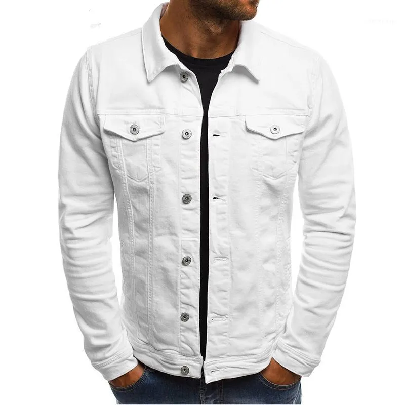 Heren Jacket 2022 Denim Fashion Male jeans jassen hoogwaardige casual heren slanke jas voor