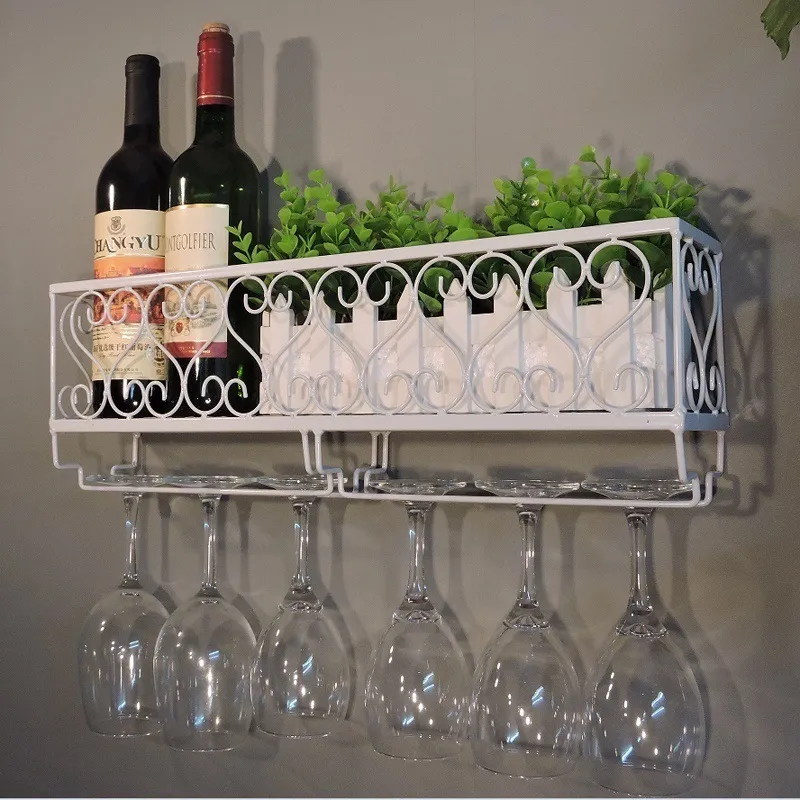 Vintage Leather Wine Glass Hanging Rack Single-Tier Wall Mounted Stemware  Holder from Dhgate Wall-Mounted Wine Racks - price 39.52