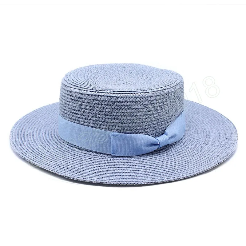Stylish Unisex Purple Beach Hat With Bowknot And Straw Perfect For Summer  From Chinaseller2018, $5.42