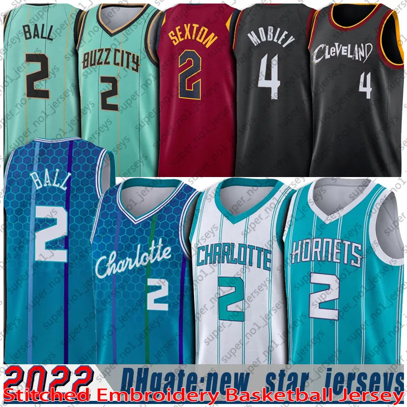 Maillot de basket-ball LaMelo 2 ballons 20 Gordon Hayward 2 Collin Evan Sexton Mobley