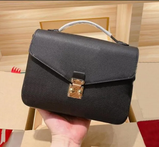 M41465 نقش زهرة مصممي المصممين الفاخرة حقيبة Pochette Women Handbag Messenger أكياس أصلية جلدية أنيقة كتف الكتف