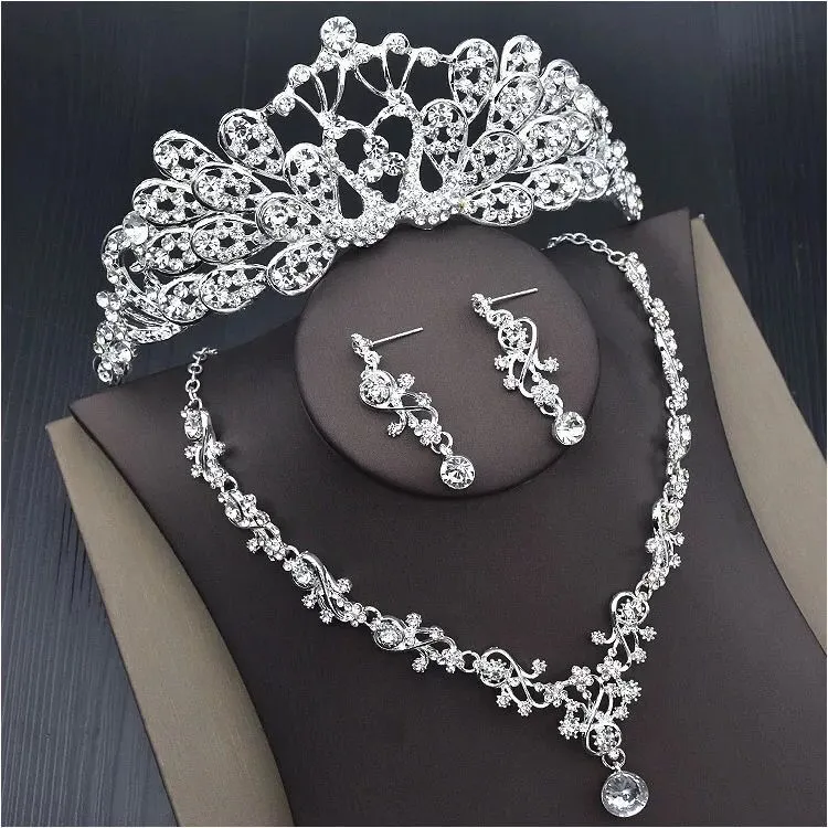 Accessori per matrimoni gioielli Orecchini per la collana da sposa set da sposa con la damigella d'onore per matrimoni