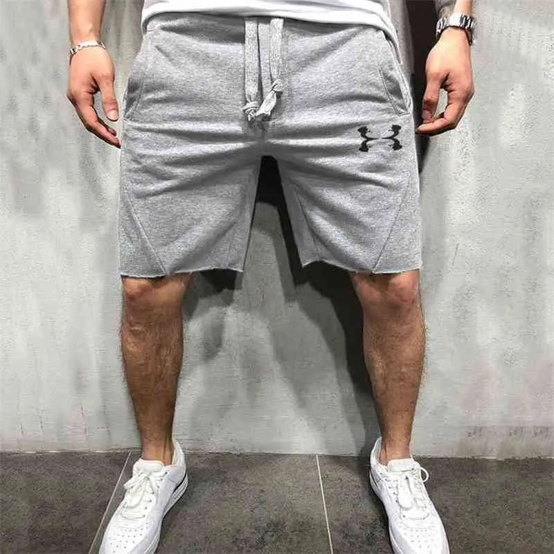 Été Hommes Shorts Casual Hommes Joggers Shorts Pantalons De Survêtement Hommes Pantalon Fitness Streetwear Maigre Gym Shorts Homme Pantalon Court 210322