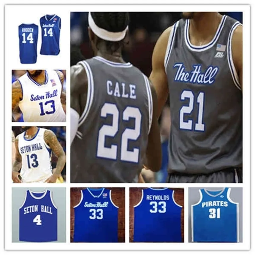 Chen37 Seton Hall SHU Basketball Jersey College Jared Rhoden Bryce Aiken Myles Cale Kadary Richmond Alexis Yetna Tyrese Samuel Tray Jackson Jamir