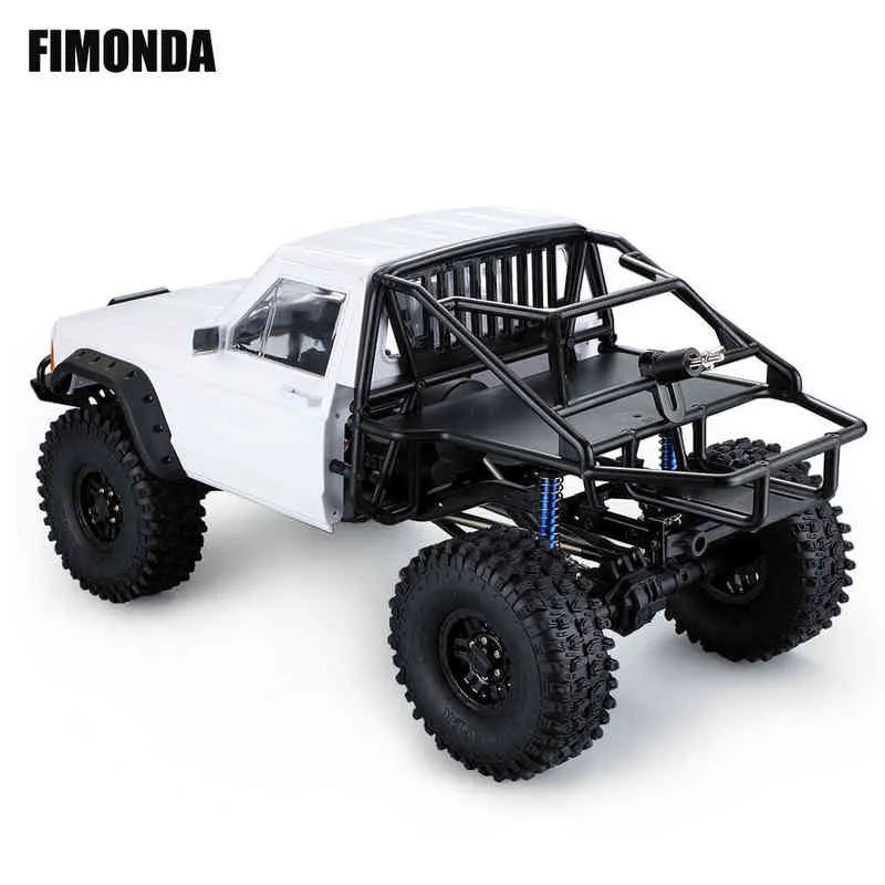 RC Cherokee Forward-Cab Body Rear Cage & 313mm Wheelbase Complete Frame Chassis for 1/10 RC Crawler Traxxas TRX4 SCX10 II Redcat AA220326