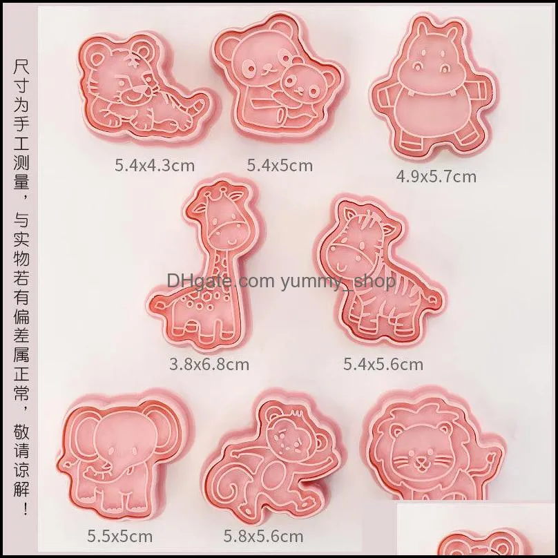 cartoon animal baking cookie cutter whale dolphin biscuit moulds octopus crab turtle fondant tools sugar craft pastry mold paa11996