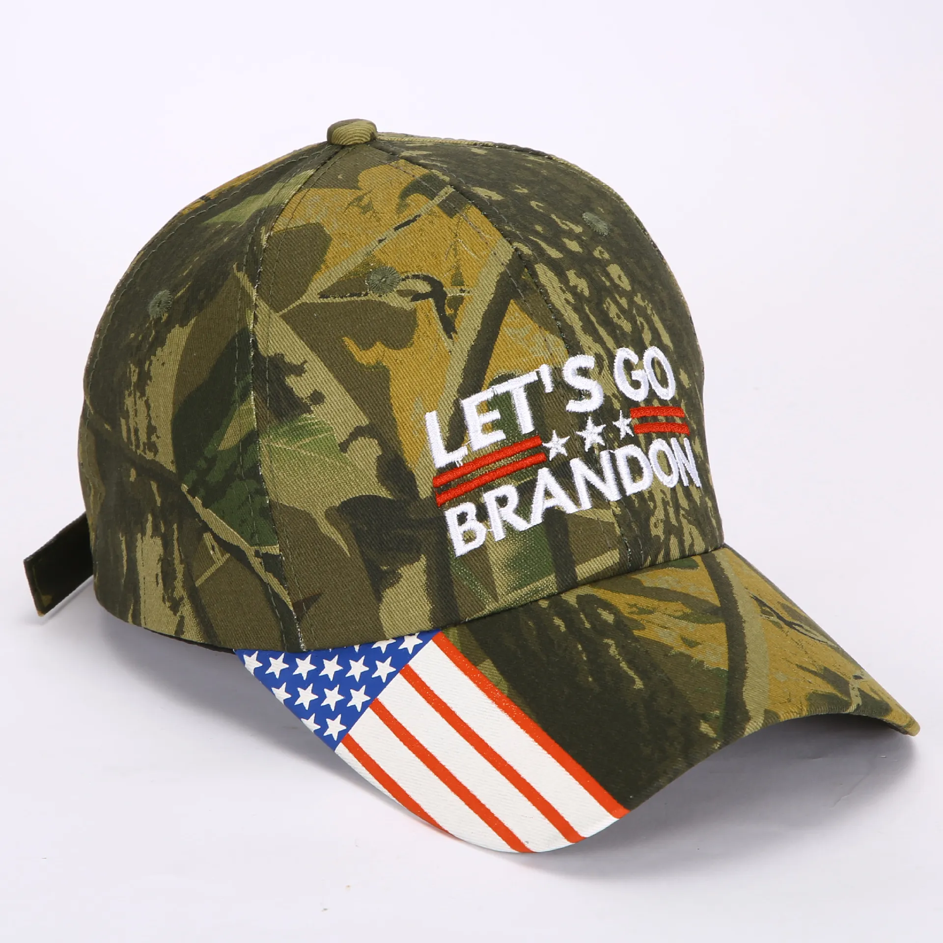 Let's Go Brandon Baseball Cap USA Camuflage Caps Snapback Casquette Hats Hats Casual Gorras Dad Bonnet Drukuj Czapka Beisbol