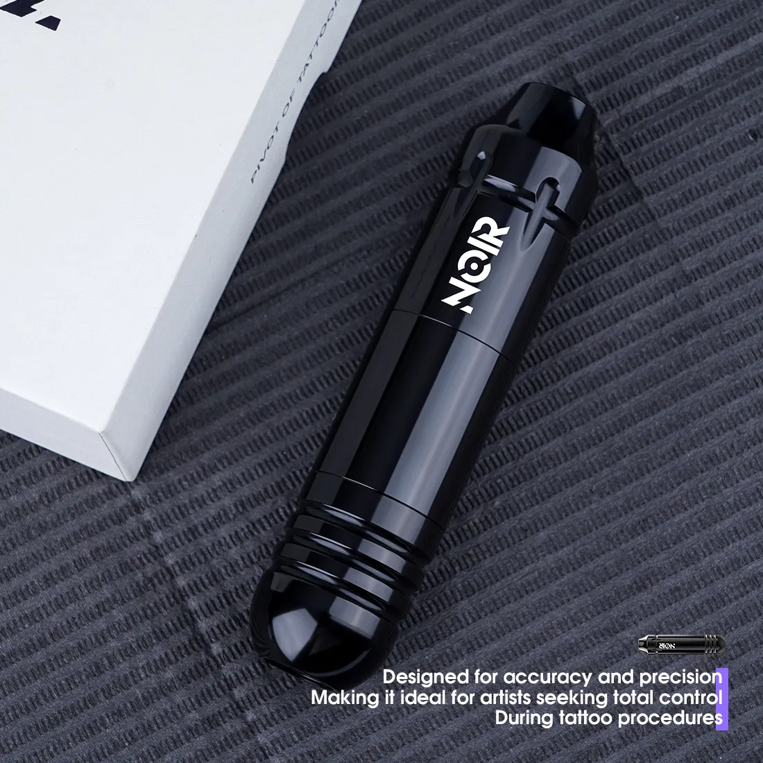 Dragonhawk Noir Rotary Tattoo Gun Pen With Liner And Shader Gun WQ100