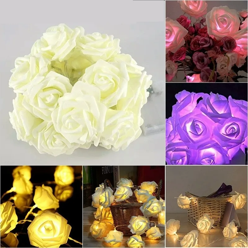 1,5m 10 Roses Flower LED LED Light