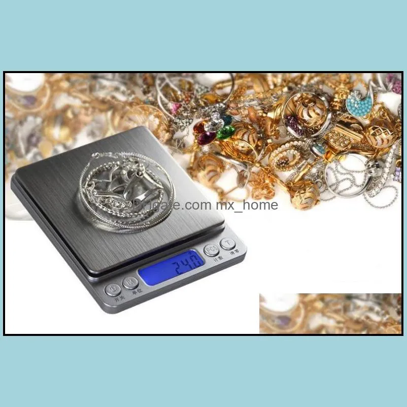 3000g/0.1g led electronic digital kitchen scales portable electronic scales pocket lcd precision jewelry scale weight balance cuisine