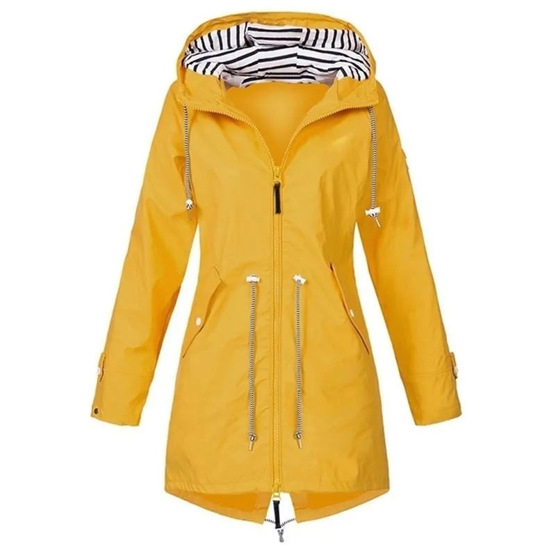 Womens Raincoat Jacket Forest Women مقاومة للماء S Outdior Autumn Winter Coat S5XL Y200324