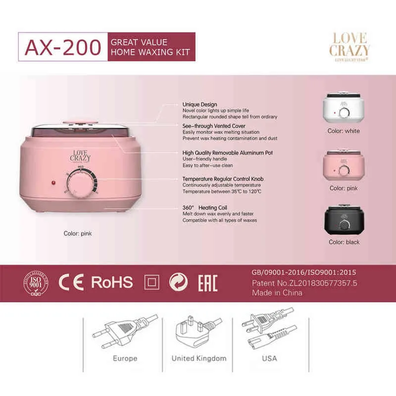 NXY Epilator Wax Heater Hair Removal Warmer Pot For Body Spa Depilation ...