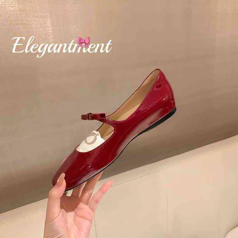 Wholesale Womens PU Leather Mary Jane Ballet Flats Chunky... At Only ...