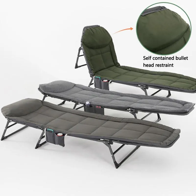 CAMP -meubels Verstelbaar draagbare reclinner opvouwbare buitenste zonelounge lounge stoel lunchpauze vouwbed kantoor ademende comfort bedc