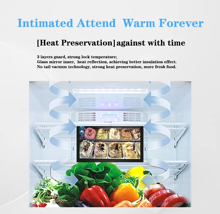 gelato ice cream popsicle display freezer showcase / blast freezer for ice cream/display freezer for supermarket
