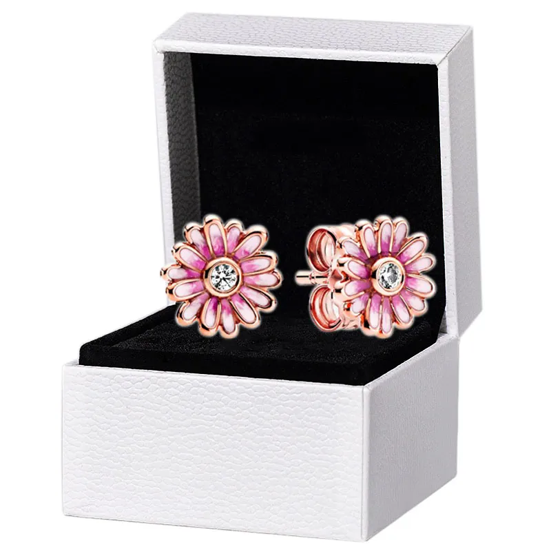 Designer Rose Gold Pink Daisy Flower Stud Pandora... From Planb, $5.75 ...