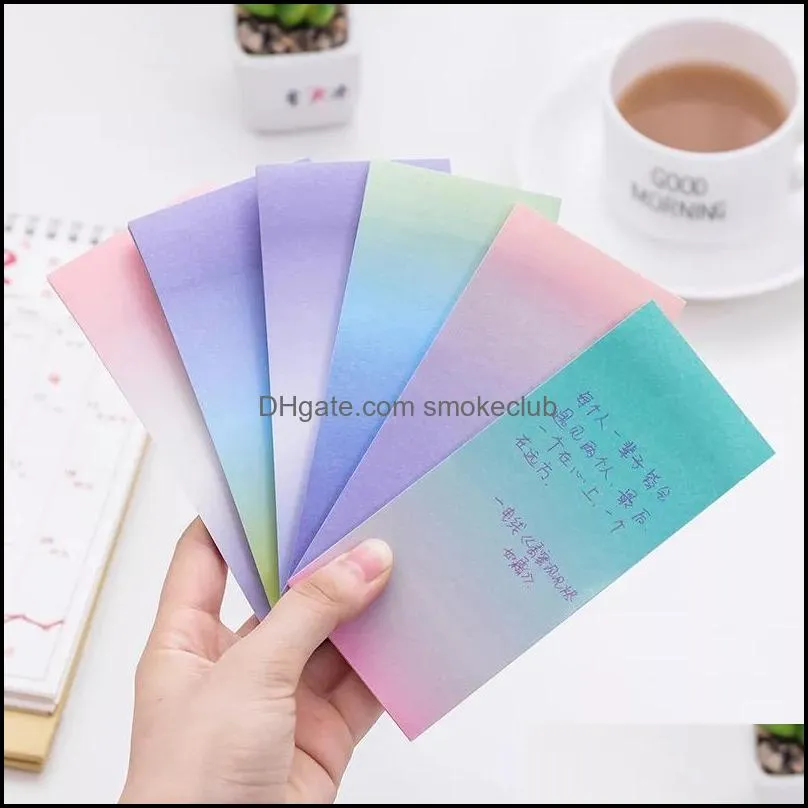 Kawaii stationery sticky notes cute papeleria memo pad for office decoration to do list sticky notes material escolar