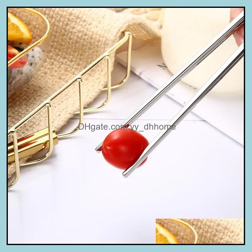 chopstick 304 stainless steel chopstick wed chopstick square glossy silver gold rose gold black rainbow wholesale