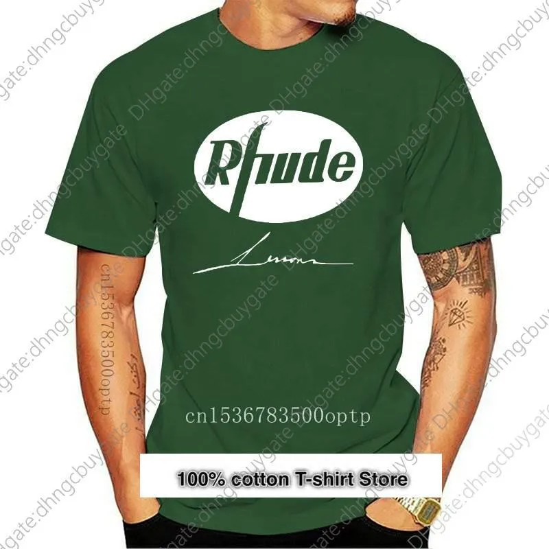 Diseñador de la camisa t Vender Bien Nueva Mejor calidad Rhude Tee Hombres Mujeres Colaboración Limitada Camisetas de algodón de gran tamaño Hiphop Rhude Eagle Camiseta