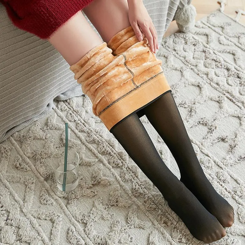 Calcetines de senderismo de Invierno para mujer, medias de tubo