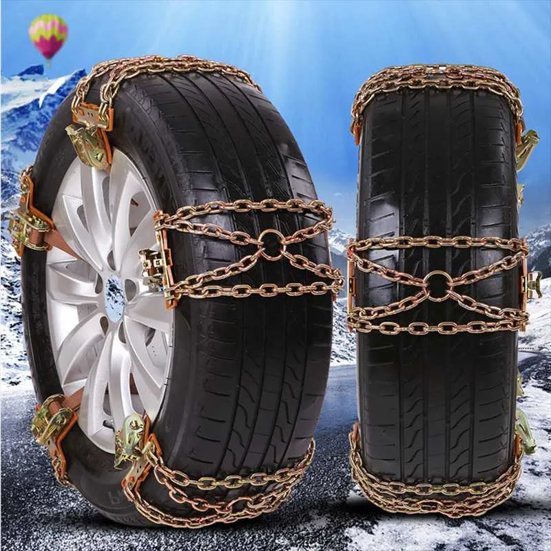 1X Wheel Tire Snow Anti-skid Chains for Car Truck SUV Emergency