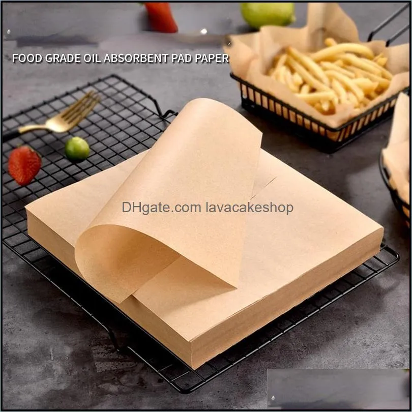 Food Blotting Paper Pad French Fries Hamburger Bake Fried Food Packaging Paper