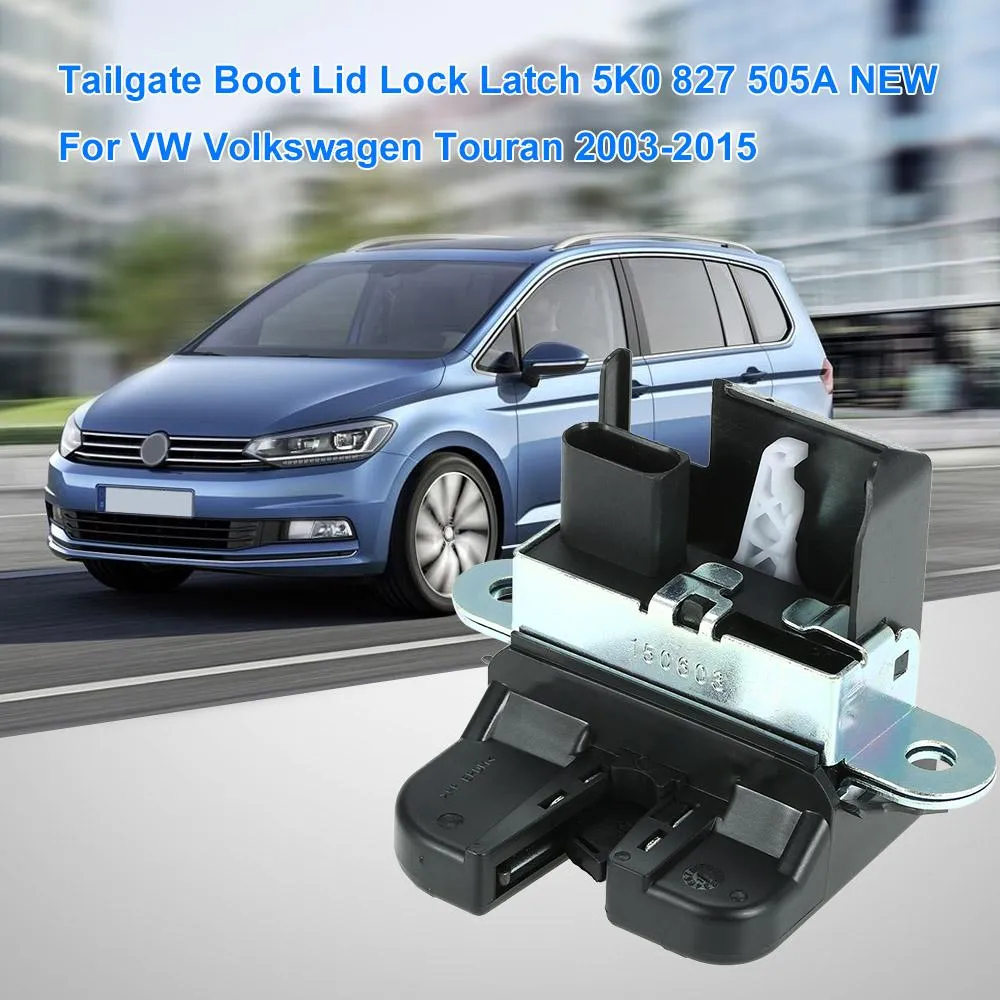 Oto Röleleri Bagaj Kapağı Boot Kapağı Lock Lock Mandalı 1T0827505H VW Volkswagen Touran 2003-2015 için Yeni