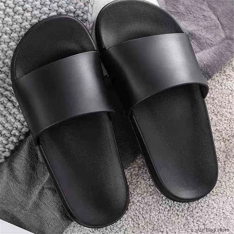 Summer Home Buty Kobiety Mężczyźni Kapcie Proste antypoślizgowe łazienki Slides Flip Flops Pary Platformy Kalowe Kapcie 30 # Y220412