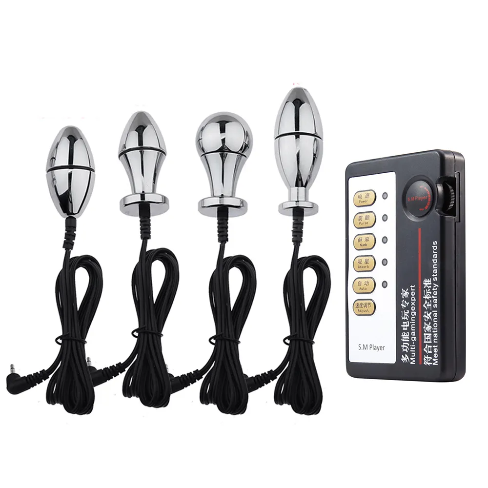 benutzter dildo Electro shock metal Butt_Plug_Adult Bondage BDSM Nigeria
