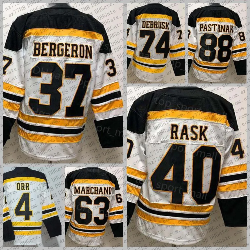 Patrice Bergeron David Pastrnak Boston Hockey Jersey Custom Bruins