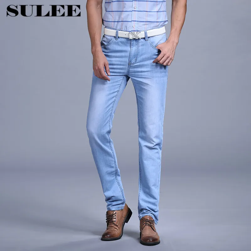 summer Utr thin Fashion Mens Jeans Casual Jean Trousers Skinny Denim Jeans Famous Brand Slim fit Jeans 201111