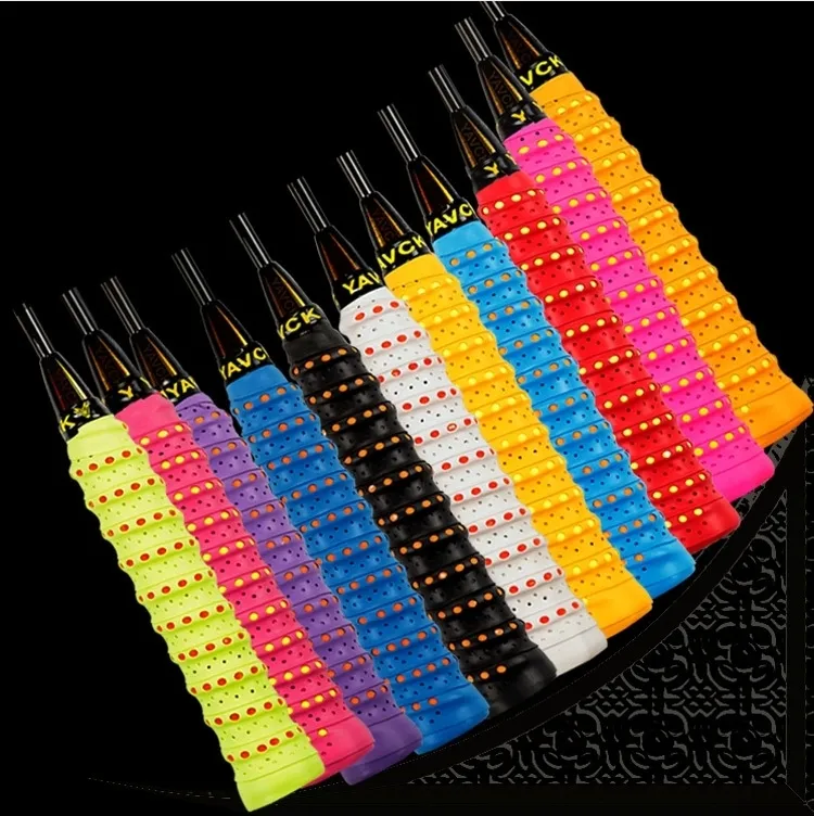 Gatuida Bande Antidérapante Pour Raquette – Grip Absorbant Et Confortable – Badminton Et Tennis – Noir – 1000 X 3 X 0,2 Cm
