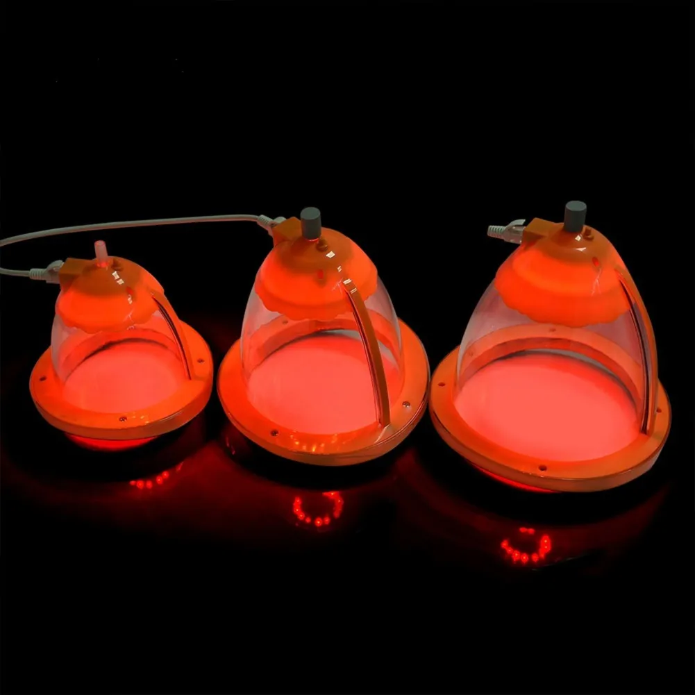 Przenośny szczupły sprzęt mikro-prąd próżniowy próżniowy kopanie Ulepszanie piersi Maszyna podnoszenia tyłka z czerwoną diodą LED