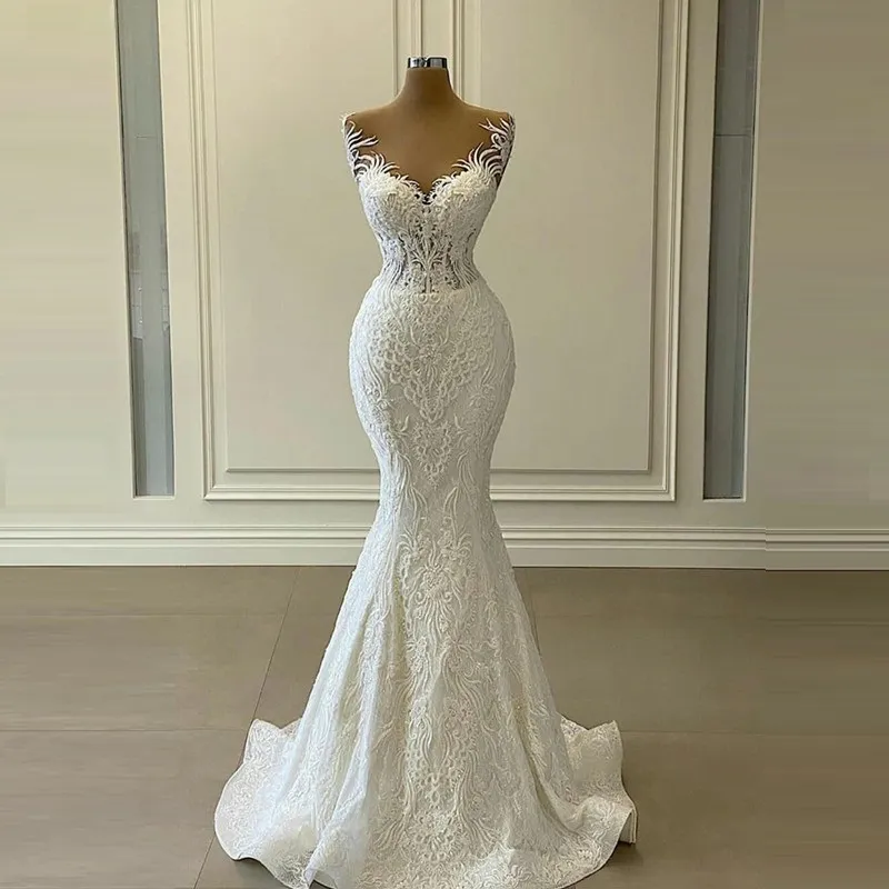 Mermaid tail wedding clearance gown