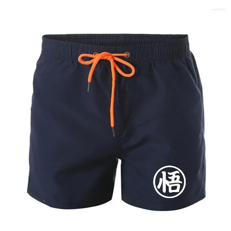 Os shorts masculinos compreendem a praia impressa Men Board Swimmings Summer Summer Dry Mens Surf Surfs Breve