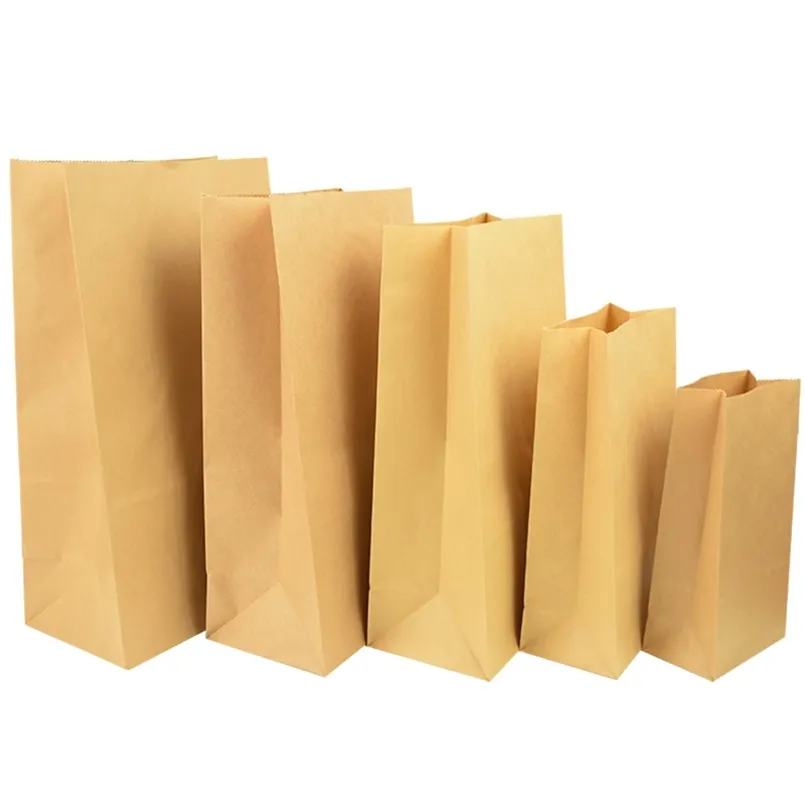 10pcs Kraft Paper Torby Opakowanie prezentowe