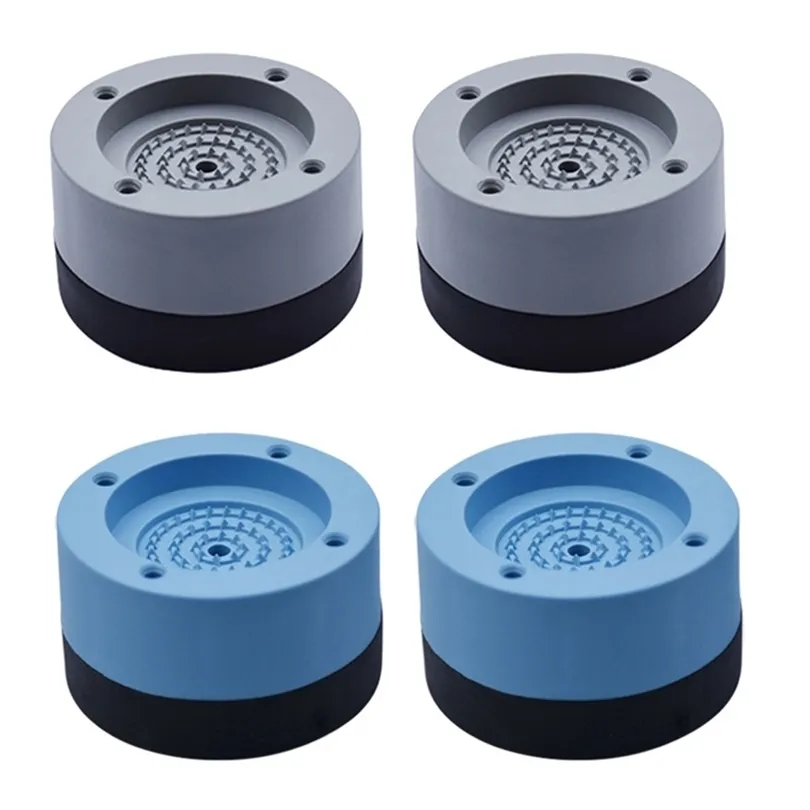 4Pcs Anti-Slip Noise- Reducing Washing Machine Feet Non-Slip Mats  Refrigerator