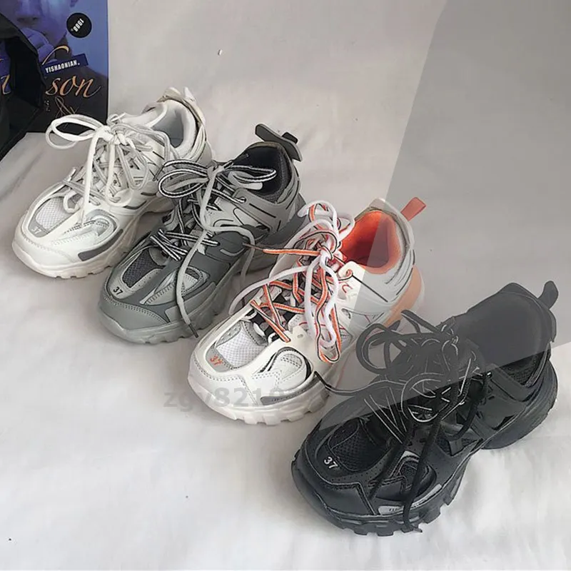 Track LED Trainers 3.0 for Men Luxury Light Sports Shoe Mens Designer Lights Sport Shoes Womens Luxe Sneakers Women Paris Sneaker z86
