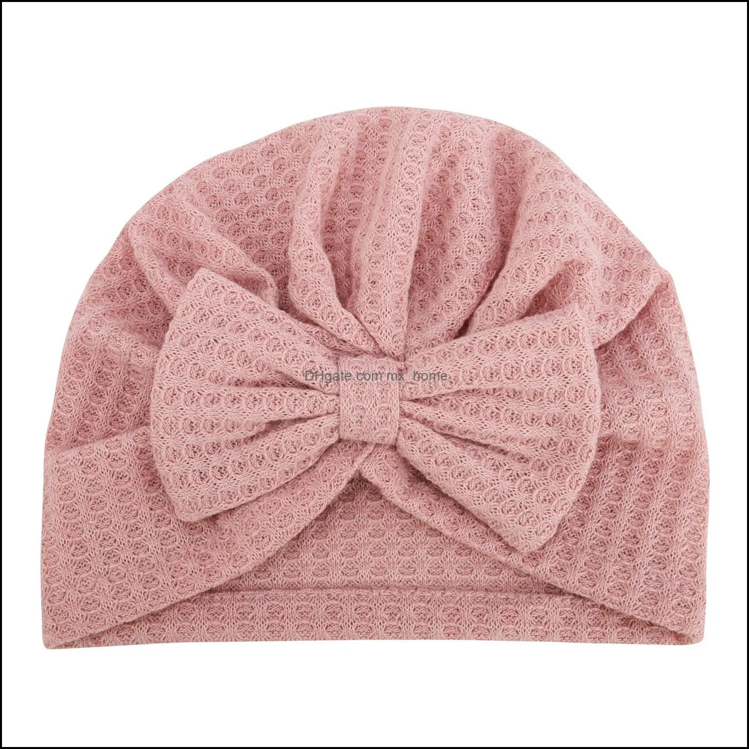 infant baby hat donut bow knot headwear children toddler kids indian caps turban soft comfortable spring autumn winter hats z6202