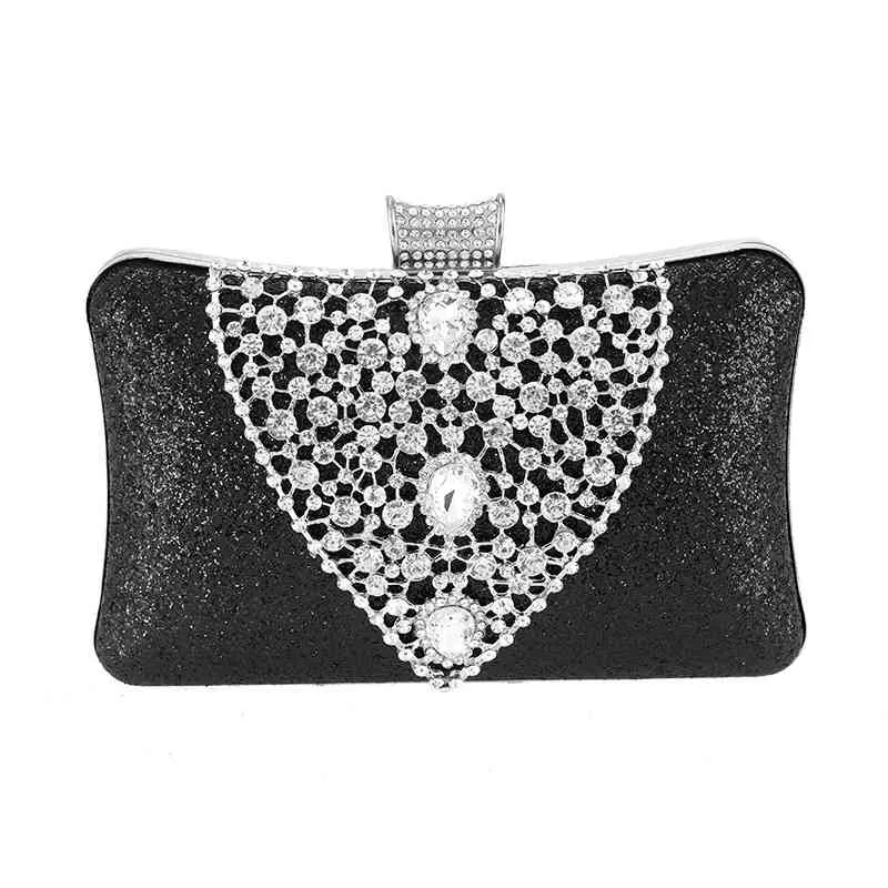 Pochette enveloppe à bijoux strass