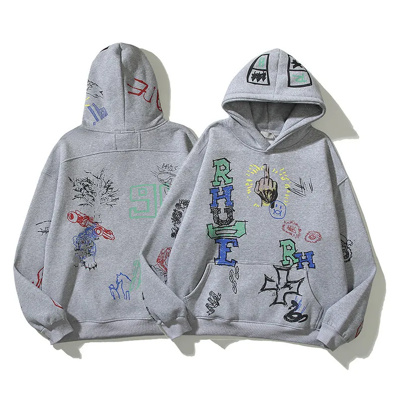Sweat à Capuche Respeto Imprimé A-t-e E-z Tour - Hip-hop K-Pop - Polyester Confortable - Homme/Femme - XS à 3XL - Cadeau Tendance