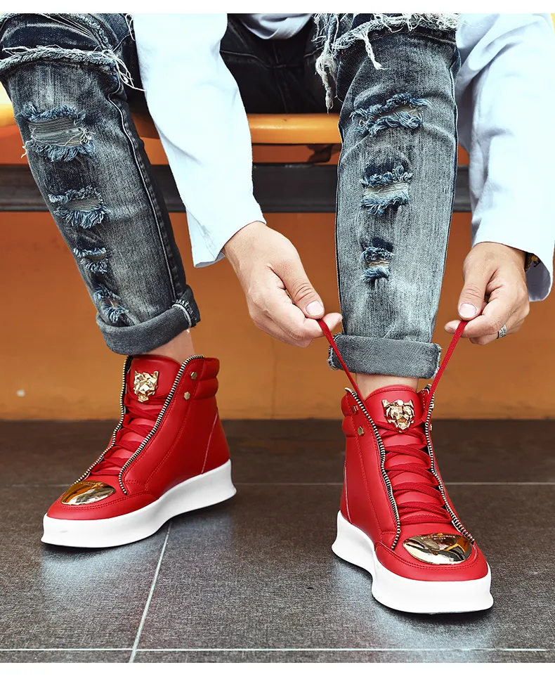 Mens high top sneaker boots deals