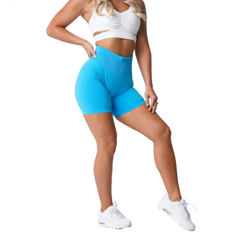 Elastic Spandex Fitness Shorts: Breathable, Hip Lifting, And