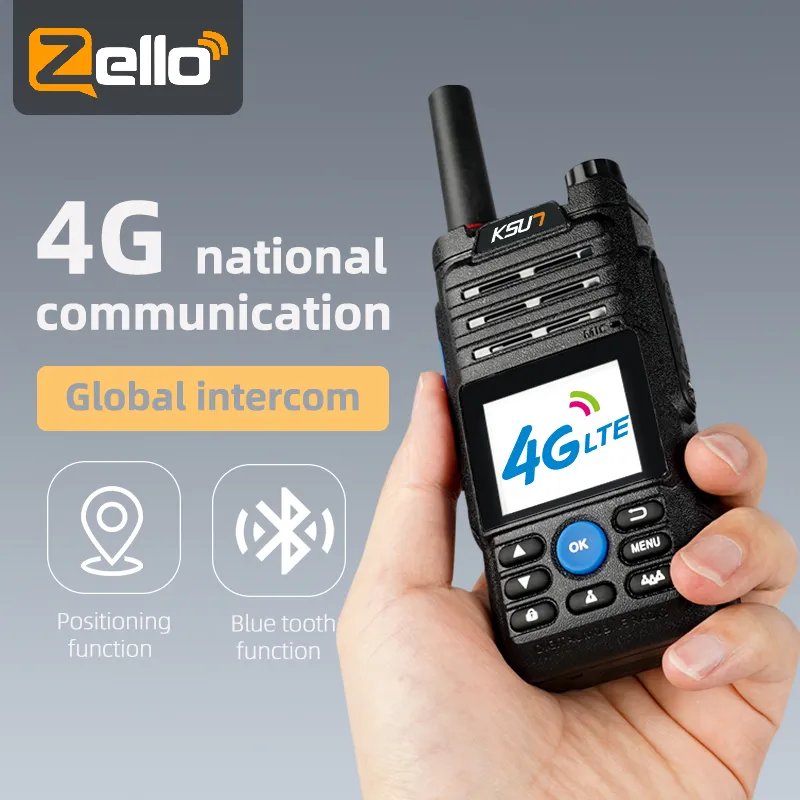 KSUN ZL10 220728: Professional Long Range Walkie Talkie 4g With 4G Radio,  Sim Card, Blue Tooth, And Powerful Two Way Communication From Jiao10,  $51.56