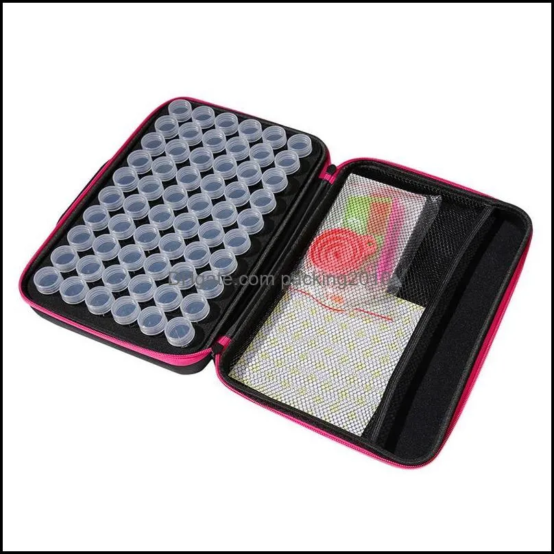 Storage Bags 60 Bottles 5d Diamond Painting Accessories Tools Box Carry Case Diamant Container Bag